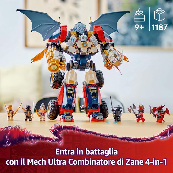 LEGO NINJAGO Zane's ultra-combomecha 4-in-1 - 71834