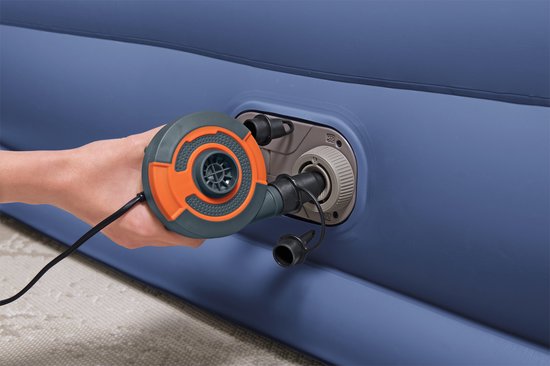 Bestway Tritech erhöhtes Luftbett - Queensize (152 cm) - Mit integrierter Elektropumpe