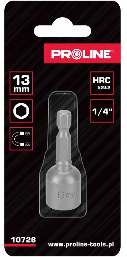 Proline Magnetische Dop 1/4" Hex 13mm - Stabiele Schroefbevestiging