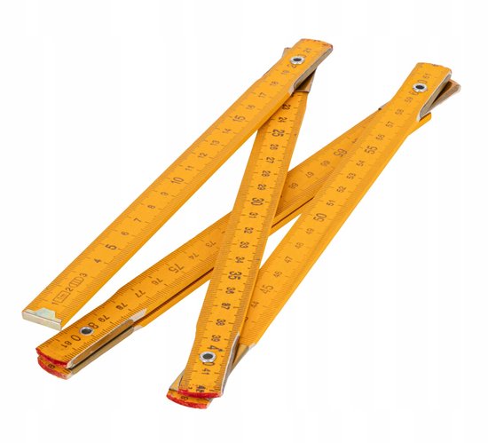 MEGA Houtvouwmeter 5 meter - 5 elementen